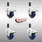 Service Caster 3.5 Inch 316SS Solid Poly Swivel 1-1/8 Inch Expanding Stem Caster Set Lock Brake SCC-SS316TTLEX20S3514-SPUS-118-4 - alternate 4